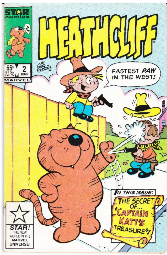 Star Comics Marvel Heathcliff #2 June 1985