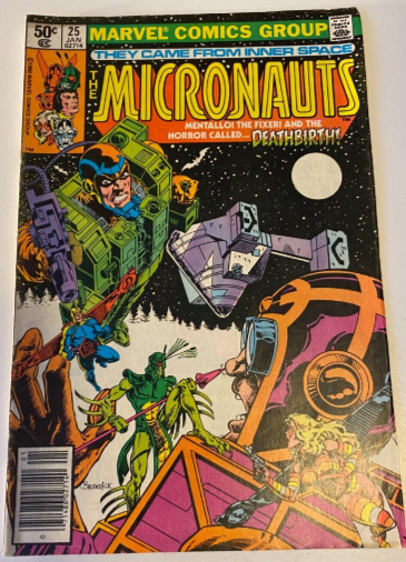 Lot of 5 Marvel Comics Micronauts 1979-1981