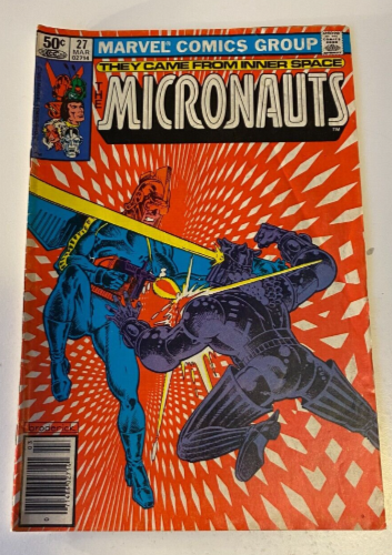 Lot of 5 Marvel Comics Micronauts 1979-1981