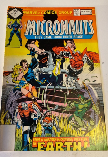 Lot of 5 Marvel Comics Micronauts 1979-1981