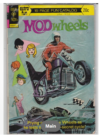 Gold Key MOD Wheels #11 1974 Comic Book