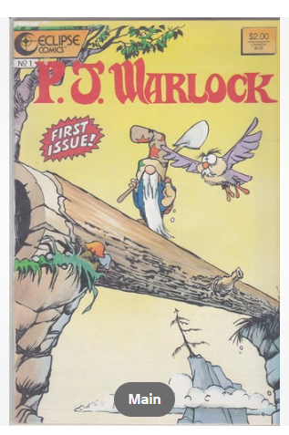 P.J. Warlock #1 Eclipse Comics November 1986