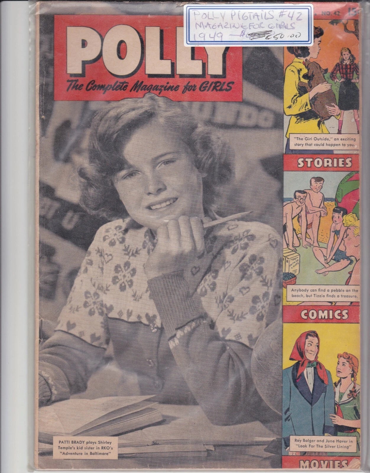 Polly Pigtails #42 – Girls’ Magazine (1949)