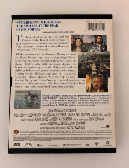 Excalibur – DVD (1981) | Helen Mirren & Nigel Terry