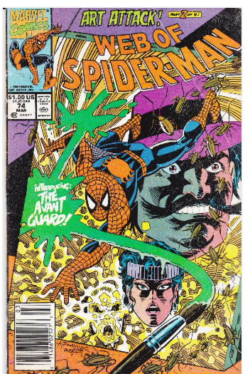 Marvel Comics Web of Spiderman Vol 1 #74 March 1991