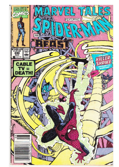 Marvel Tales Spiderman #240, August 1990