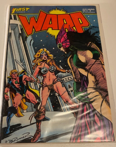 Warp #5 (1983, First) 1st Cameo Appearance of Grimjack