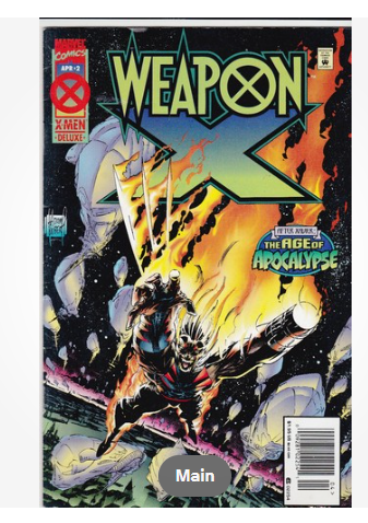 Marvel Comics Weapon X-Men Deluxe April 1995